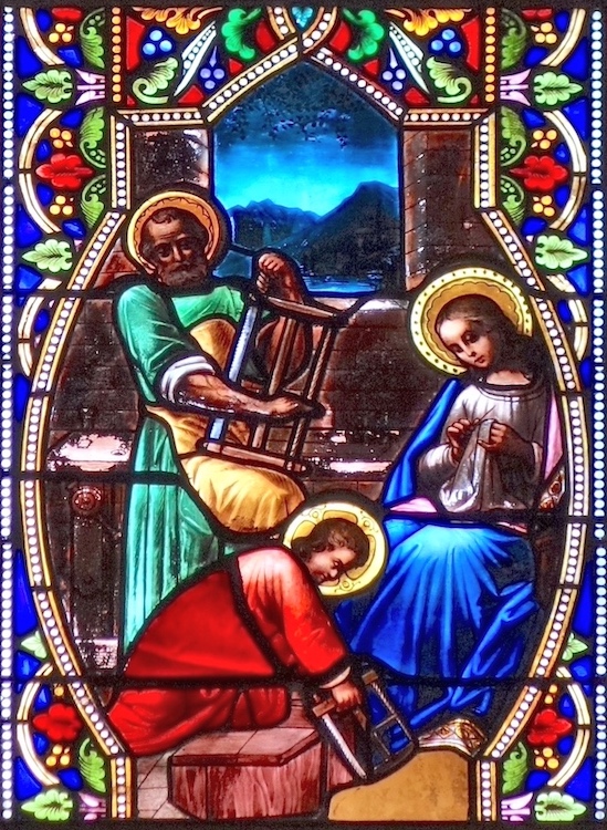 La sainte famille - Eglise St Jean-Baptiste - Espalion 12