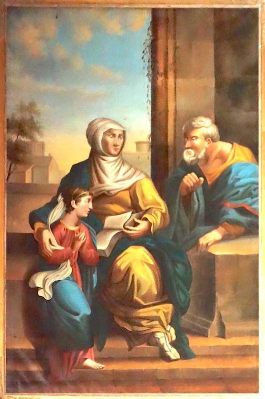 La sainte famille - Eglise St Barthélémy - Lauzerte 82