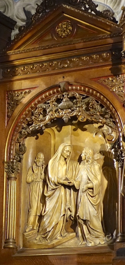 La visitation - Eglise Ste Marie des Batignoles - Paris (17)