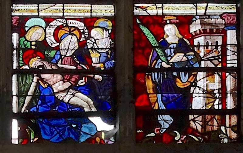 [7] Déploration du Christ et Sainte Barbe