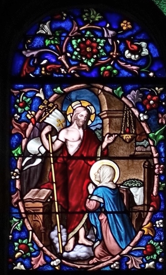 [13] Jésus apparait à Marie.<br>Cathédrale Saint Maclou - Pontoise 95