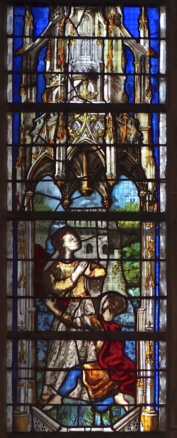 Agnès et le fils du préfet<br>Abbatiale Saint Ouen - Rouen 76