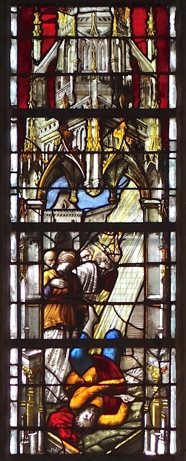 Aveuglé, le fils du préfet tombe à la renverse<br>Abbatiale Saint Ouen - Rouen 76