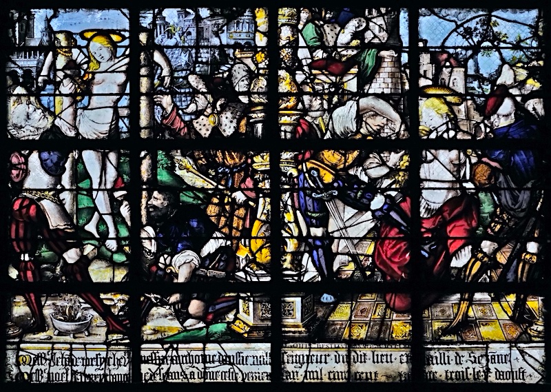 Martyre de Sainte Barbe<br>Basilique Saint Quentin - Saint Quentin 02