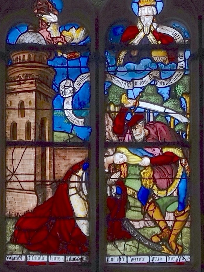 Martyre de Sainte Barbe<br>Eglise St Etienne - Bar-sur-Seine 10