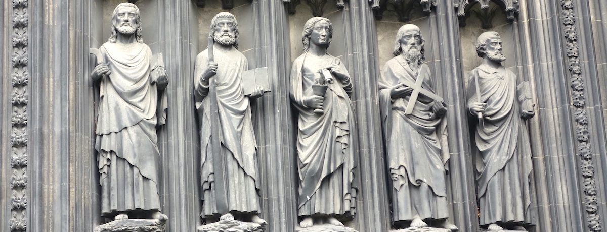 Barthélémy, Jude, Jean, André, Thomas - Portail de l'abbatiale Saint Ouen - Rouen 76