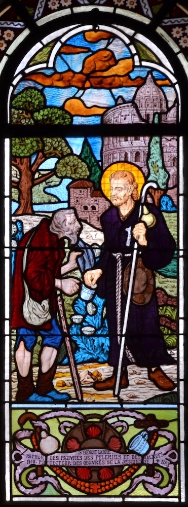 Benoit Labre, protecteur des pauvres, pélerins, malades<br>Eglise St Honoré d'Eylau - Paris (16)