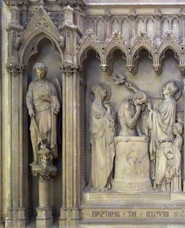 Baptême de Clovis<br>Basilique Ste Clotilde - Paris (7)