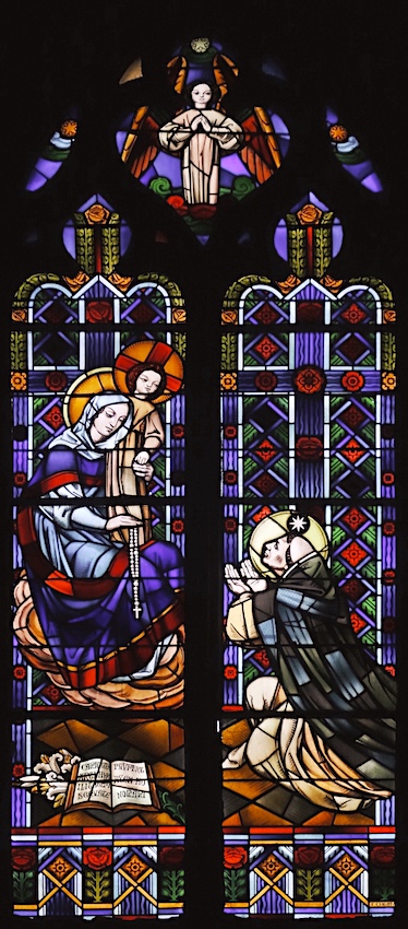 Vitrail de la Vierge - Eglise Notre-Dame la Grande - Poitiers 86