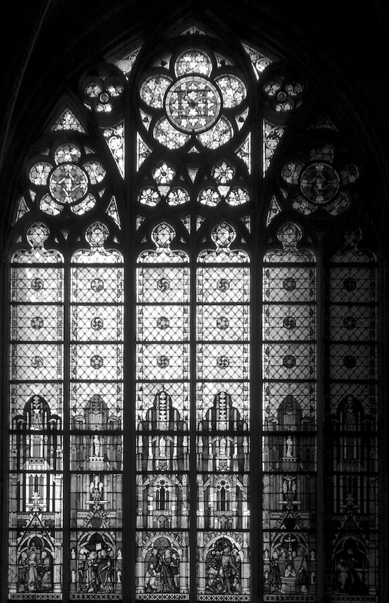 Verrière de Sainte Elisabeth de Hongrie<br>Abbatiale Saint Ouen - Rouen 76