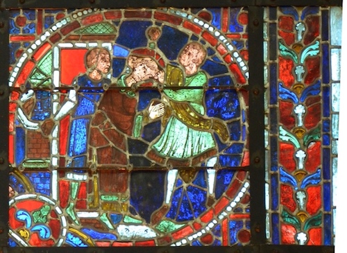 [4] St Etienne entrainé au supplice.<br>Cathédrale Notre-Dame - Laon 02