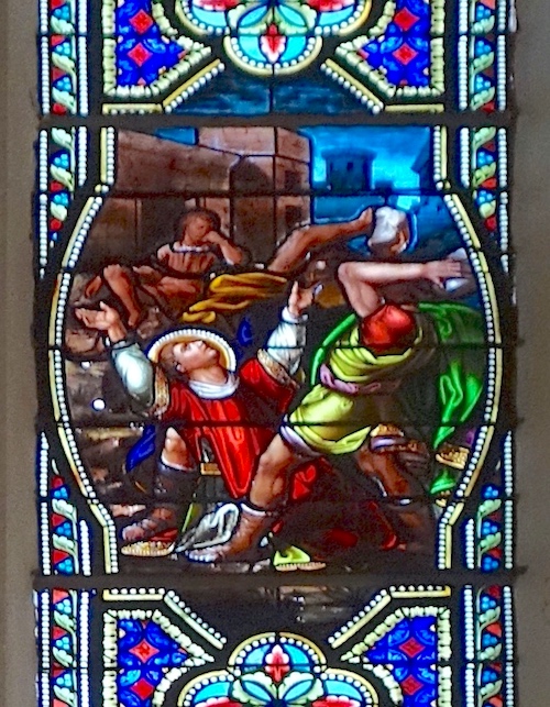 Lapidation de Saint Etienne<br>Eglise St jean-Baptiste - Espalion 12