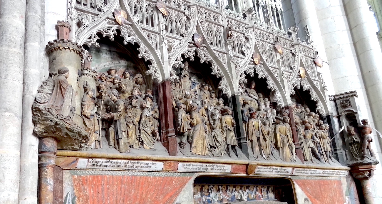 Scènes de la vie de Saint Firmin - Cathédrale Notre-Dame - Amiens 80