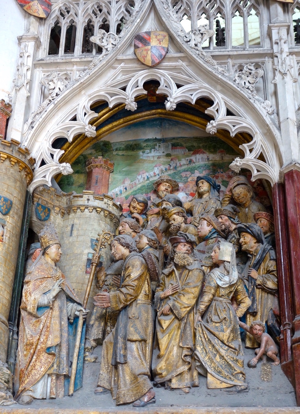 Entrée de Firmin à Amiens<br>Cathédrale Notre-Dame - Amiens 80