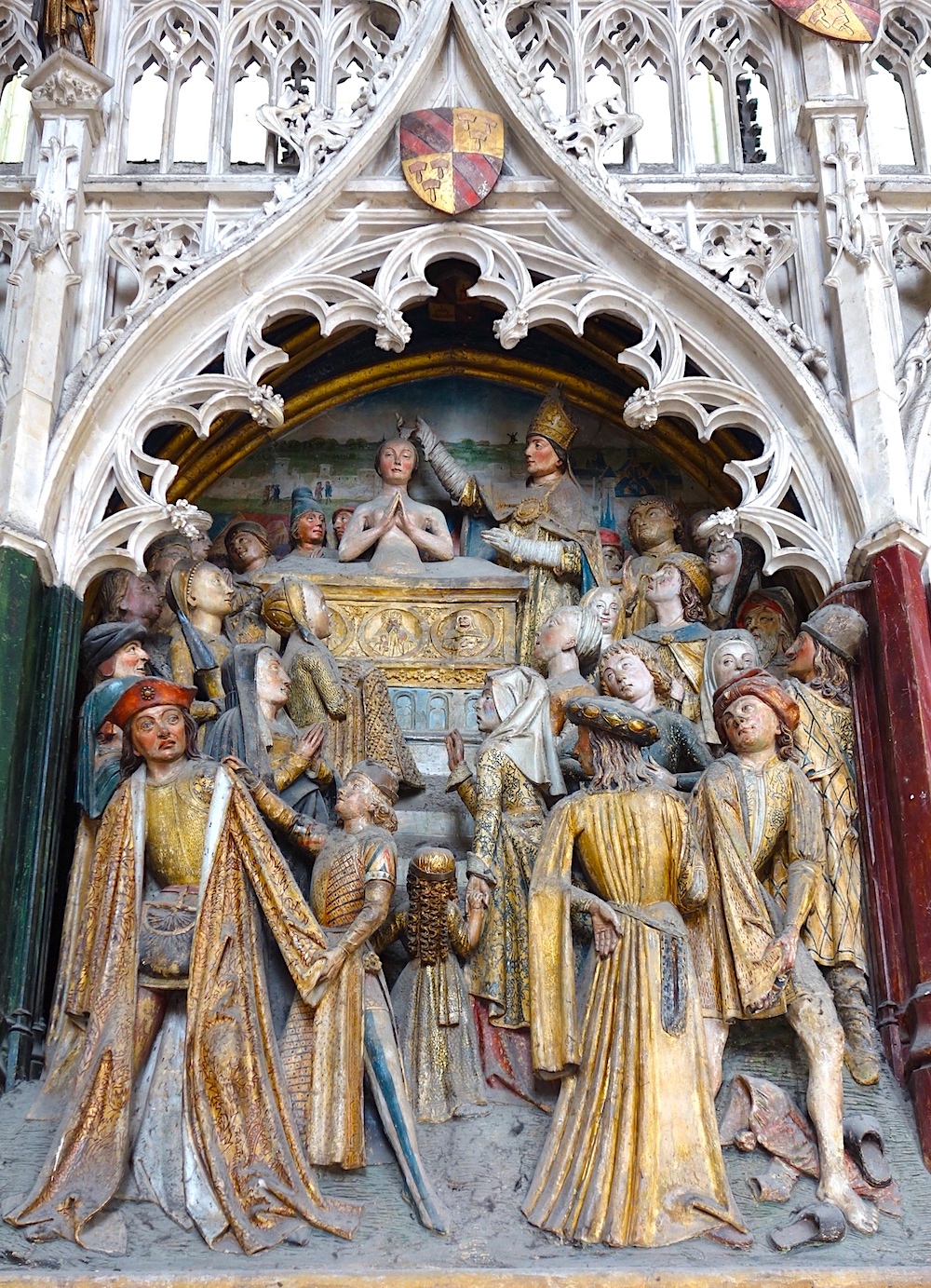 Firmin baptise les Amiénois<br>Cathédrale Notre-Dame - Amiens 80