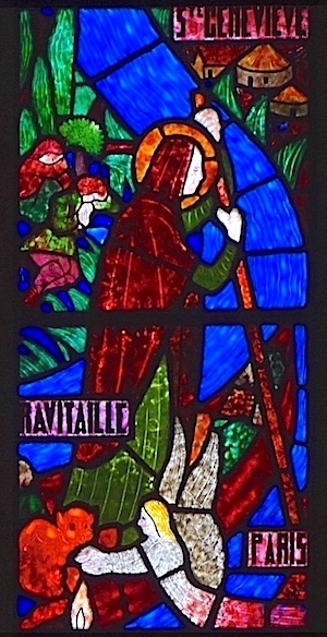 Geneviève ravitaille Paris<br>Eglise Ste Odile - Paris (17)