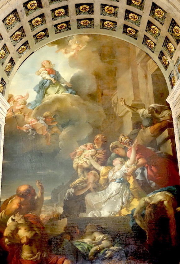 Geneviève et le mal des ardents<br>Eglise Saint Roch - Paris (1)