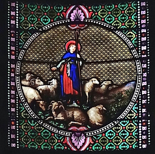 [1] Geneviève conduit ses moutons.<br>Eglise Saint Ambroise - Paris (11)