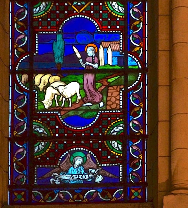 [1] Geneviève conduit ses moutons.<br>Eglise Saint Charles de Montceau - Paris (17)