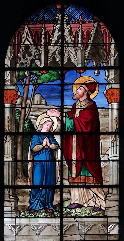 Rencontre avec St Germain d'Auxerre<br>Eglise Ste-Geneviève - La-Chapelle-la-Reine 77