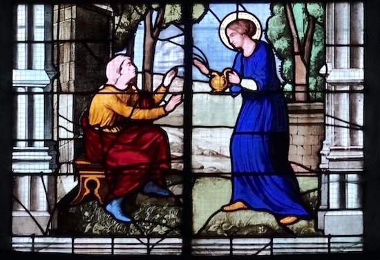 Geneviève et sa mère Géroncia<br>Eglise Ste-Geneviève - La-Chapelle-la-Reine 77