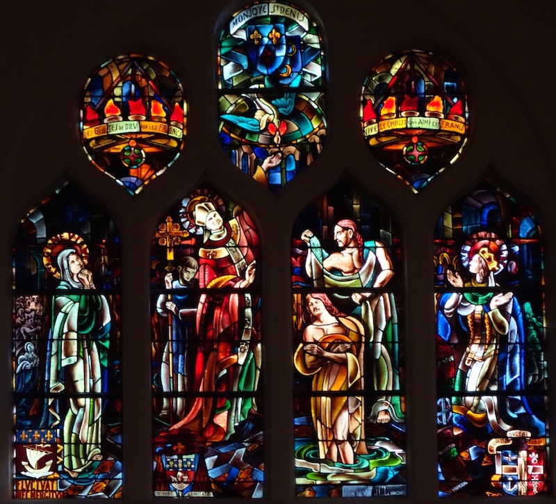 Baptême de Clovis (Ste Geneviève, St Remi, Clovis, Ste Clotilde)<br>Eglise St Rémi - Maisons-Alfort