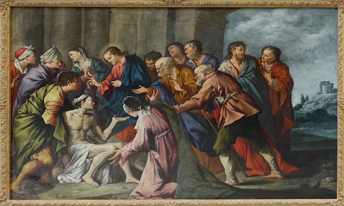La résurrection de Lazare (Jean Le Clerc vers 1621 1623) - Musée du Louvre