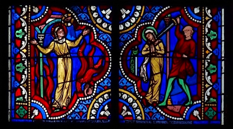 Martyre de Sainte Lucie - Abbatiale St Pierre St Paul - Montier-en-Der 52