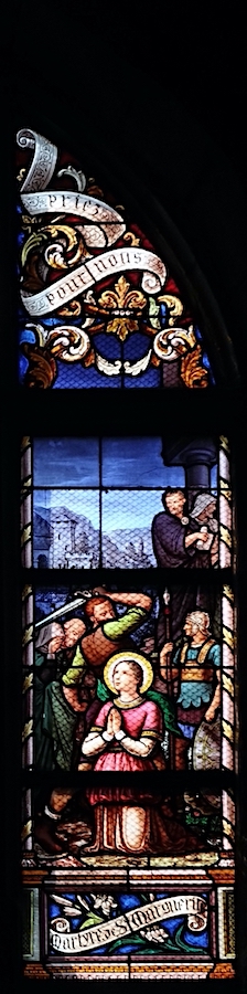 Martyre de Marguerite<br>Collégiale Saint Aubin - Guérande 44
