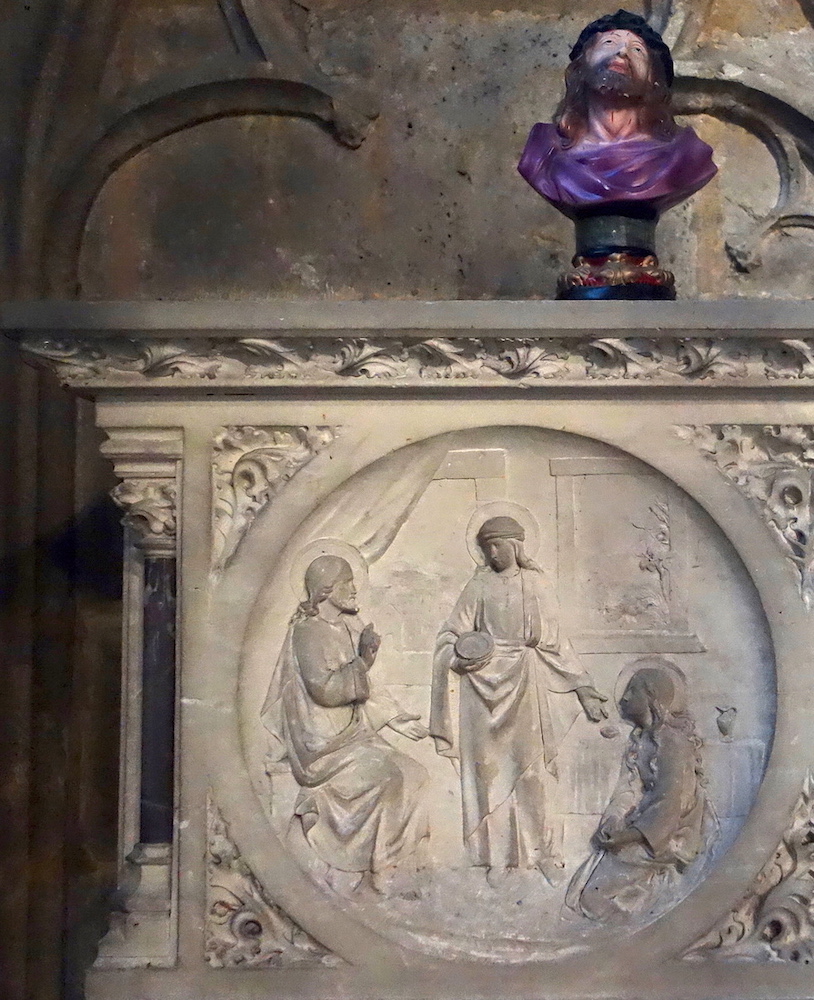 Jésus, Marthe et Marie-Madeleine<br>Eglise Saint Jean-Baptiste - Nemours 77