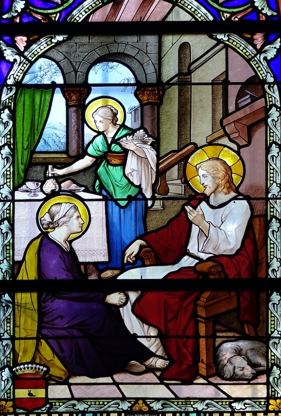 Jésus chez Marthe et Marie<br>Eglise St Pierre St Paul - Montreuil 93