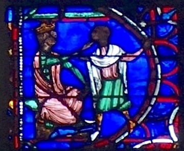 [7] L'empereur Néron fut informé du miracle que Paul venait de faire.<br>Cathédrale Notre-Dame - Rouen 76