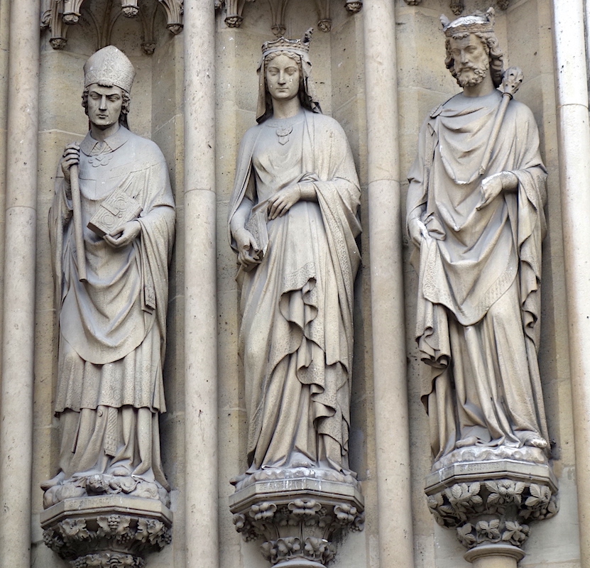 Saint Germain, Sainte Radegonde, Saint Sigismond<br>Basilique Sainte Clotilde - Paris (7)